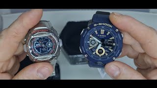 Watches: Casio G-shock G520D VS GA 2000 series