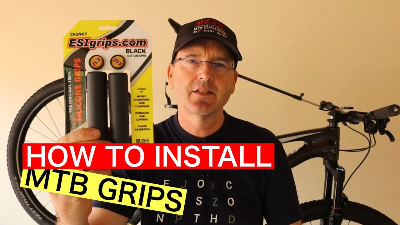 HOW TO INSTALL SILICONE MTB GRIPS 