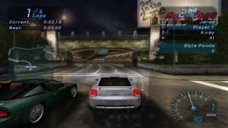 Need for speed Underground 1 GameCube gameplay