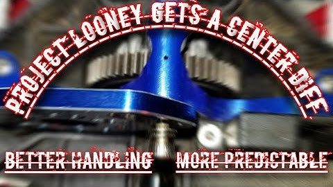Traxxas backslash gets a center differential "PROJECT LOONEY"