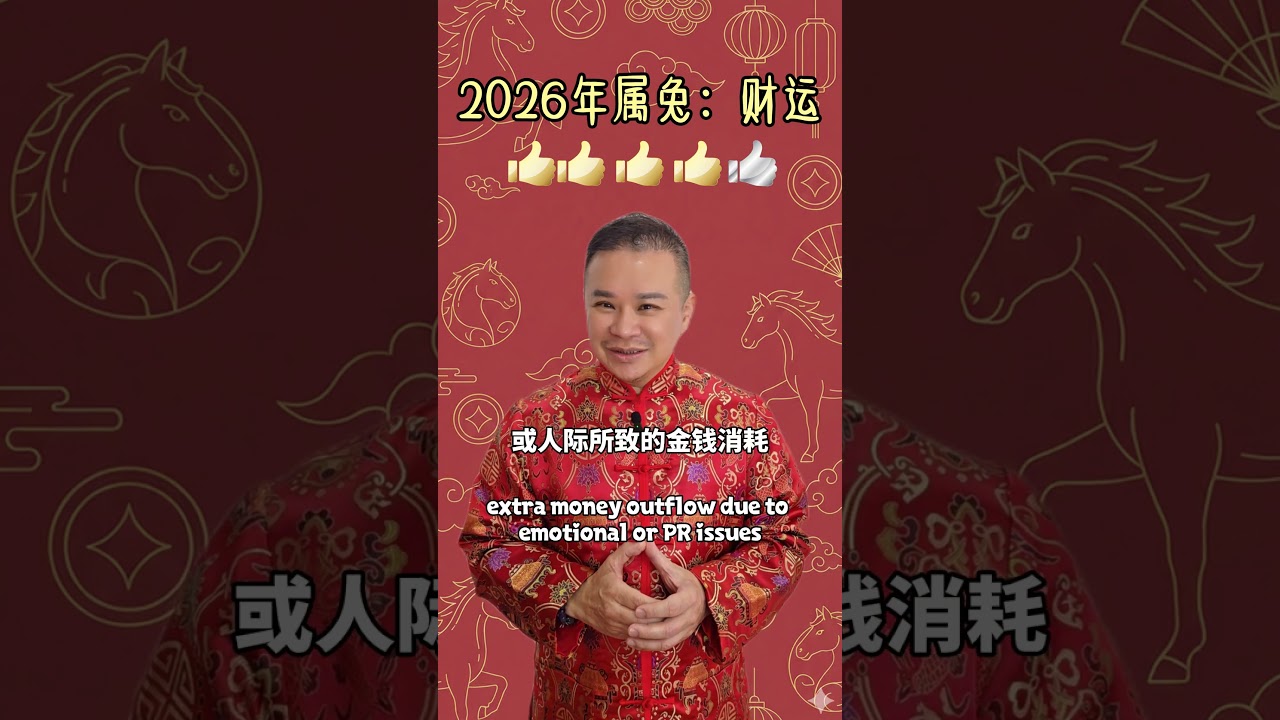 兔子2026大发横财！财神爷上门了