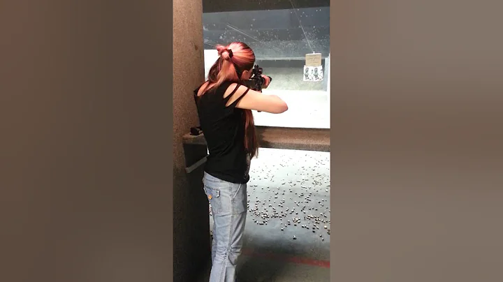 Teckla Shooting Her New Hot Pink AR15