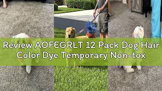 Review AOFEGRLT 12 Pack Dog Hair Color Dye Temporary Non-toxic Vibrant Colors Washable Pet Safe Pain Review AOFEGRLT 12 Pack Dog Hair Color Dye Temporary Non-toxic Vibrant Colors Washable Pet Safe Pain