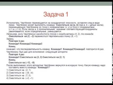 Исполнитель Чертежник