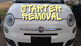 Sports Performance Fiat 500 Starter Removal