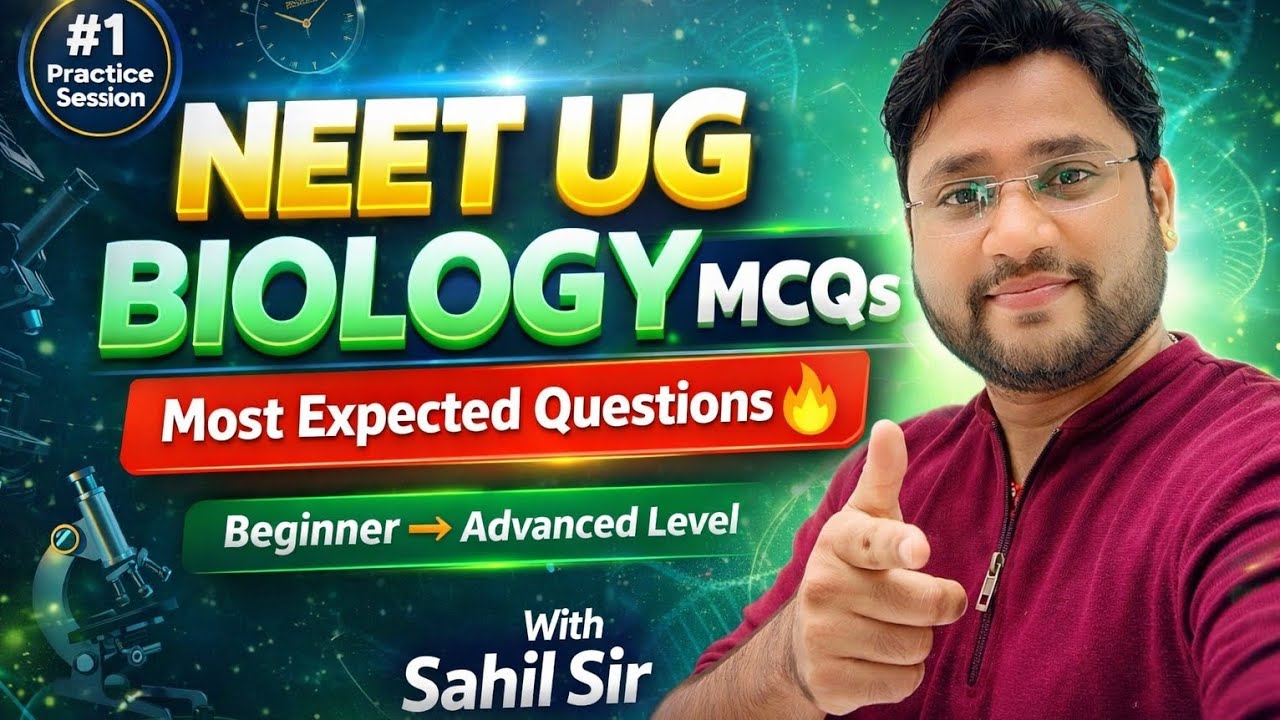 NEET UG 2026 Biology MCQs 🔥 Most Expected Questions | Sure Shot ...