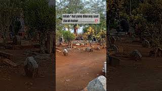 ⁴ hal yang dilarang saat ziarah kubur