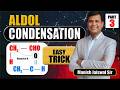 Aldol Condensation Reaction Explained with Easy Trick 🔥 | Part 3