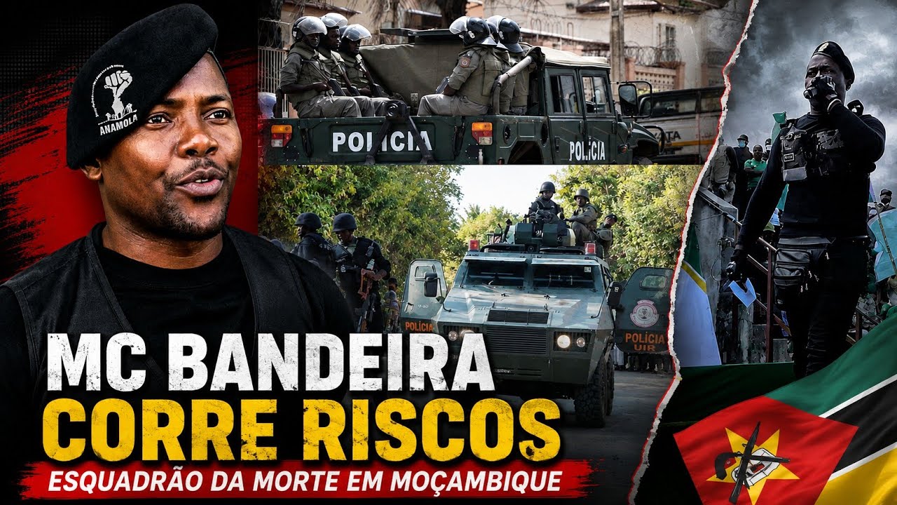 MC Bandeira está a ser caçado pelo "Esquadrão da M0rte" em Moçambique
