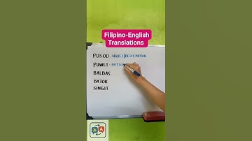 Filipino English Translation Number 1 #shorts #translation