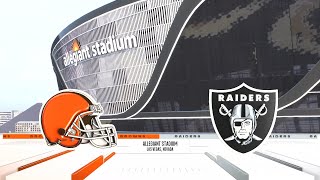 Madden NFL 26 - Cleveland Browns Vs Las Vegas Raiders PS5 Simulation Week 12 (Updated Rosters)