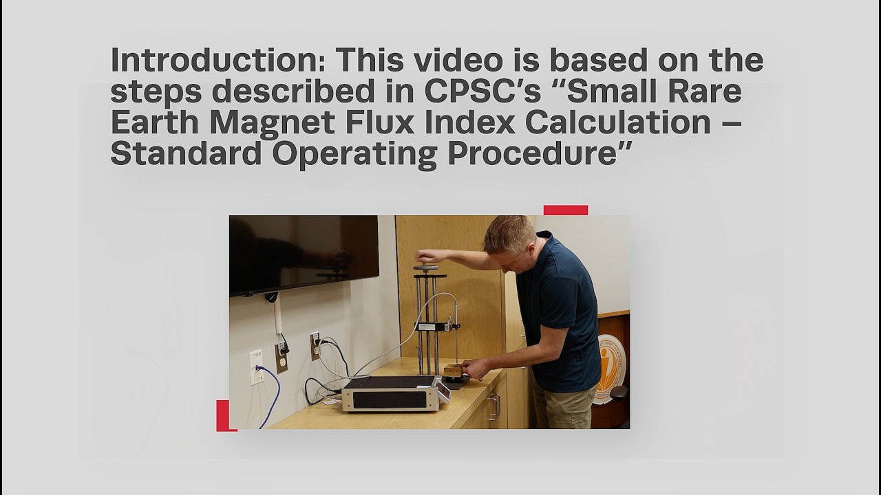Thumbnail for CPSC’s Method of Measuring Flux Density of Spherical Magnets