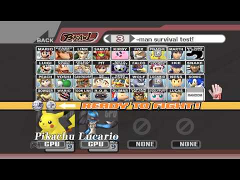 Super Smash Bros. Brawl - Battle #140: Pikachu vs Lucario