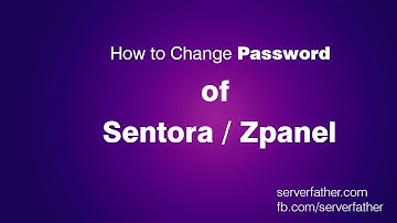 How To Change Password of Sentora Free Web Hosting Control Panel