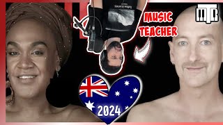 Australia Eurovision 2024 - Music Teacher Analyses One Milkali by Electric Fields (Reaction)