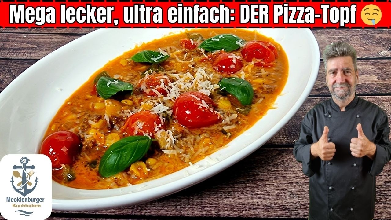 Bergsteiger Pizza Topf Rezept (So einfach geht´s !)