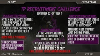 Team Phantom (tP) Recruitment Challenge #TPRC