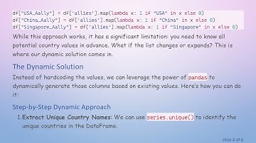 Creating Dynamic Columns in Pandas: Evaluate Row Values Against List of Names