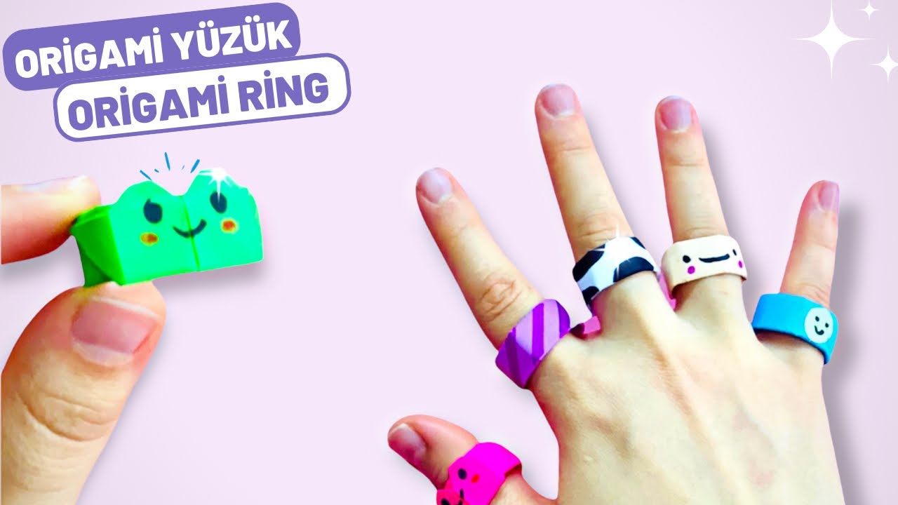 ИЗГОТОВЛЕНИЕ КОЛЬЦА ИЗ БУМАГИ | Изготовление кольца лягушки оригами 🐸| Что сделано из бумаги?