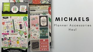 Mini Michaels Planner Accessories Haul