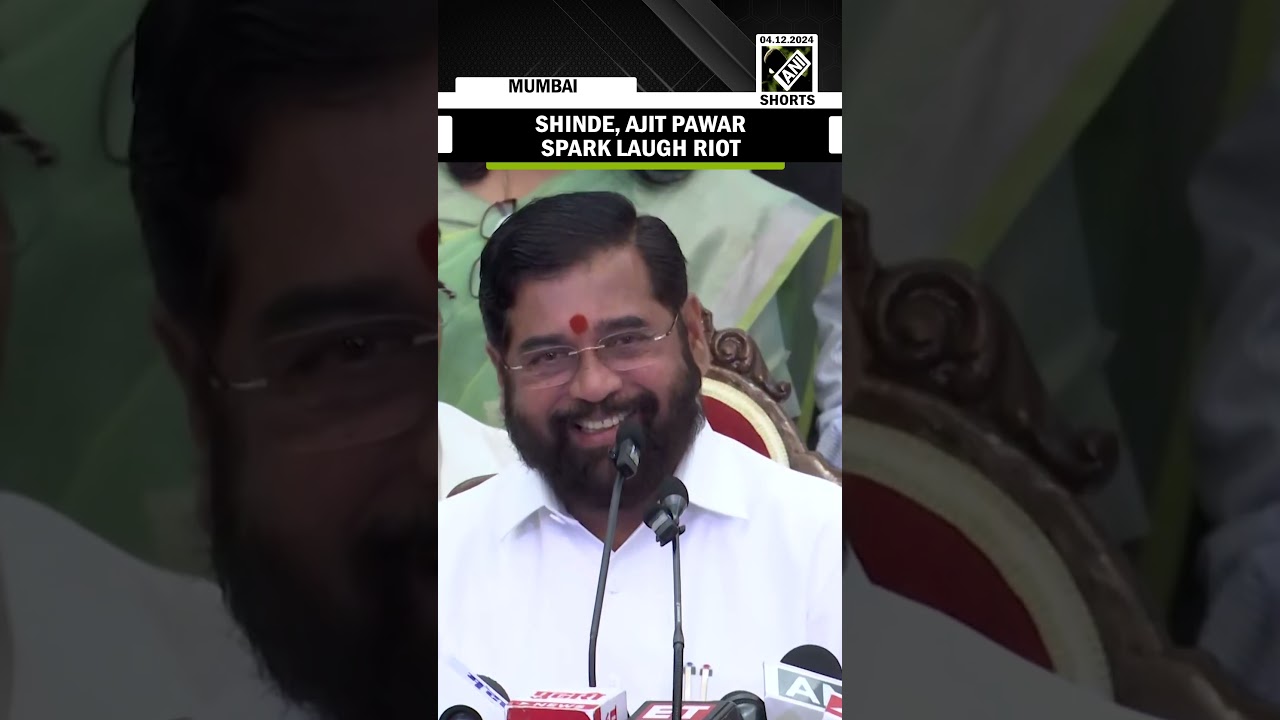 “Mai To Lene Waala Hu Shapat” Eknath Shinde, Ajit Pawar spark laugh riot during press conference