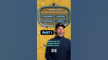 Accounting Equation Quiz (Part 1 of 5)