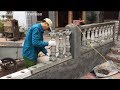 Construction Of Beautiful Fences - How To Production And Installing A Precast Concrete Balustrade