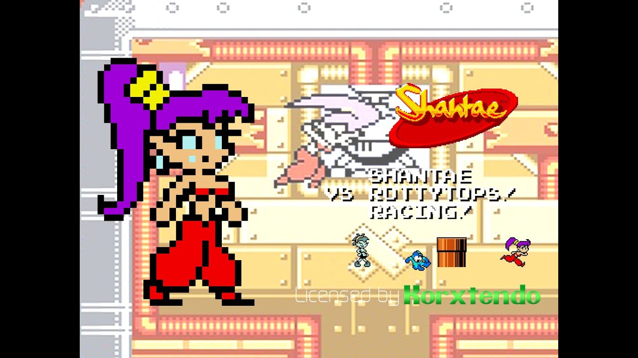 Shanta Rac Shantae (GBC) Shantae vs Rottytops! Racing! - YouTube