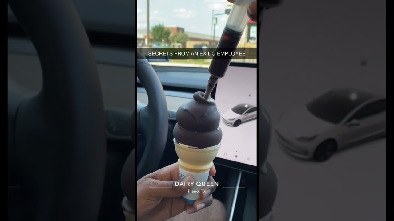 HOW DQ MAKES THEIR CHOCOLATE DIP CONE 