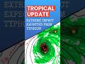 Super Typhoon Sinlaku Nearing the Mariana Islands! #weather #typhoon #sinlaku
