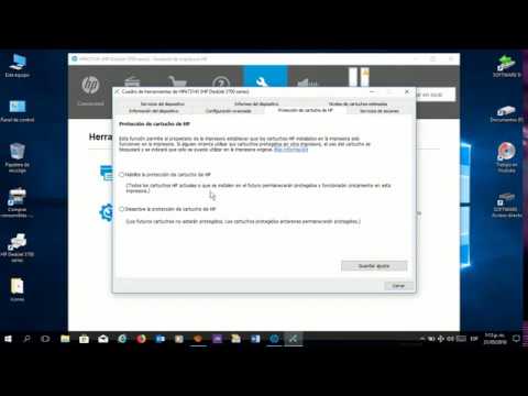 Como quitar la protección de cartucho en la impresora HP 2135.