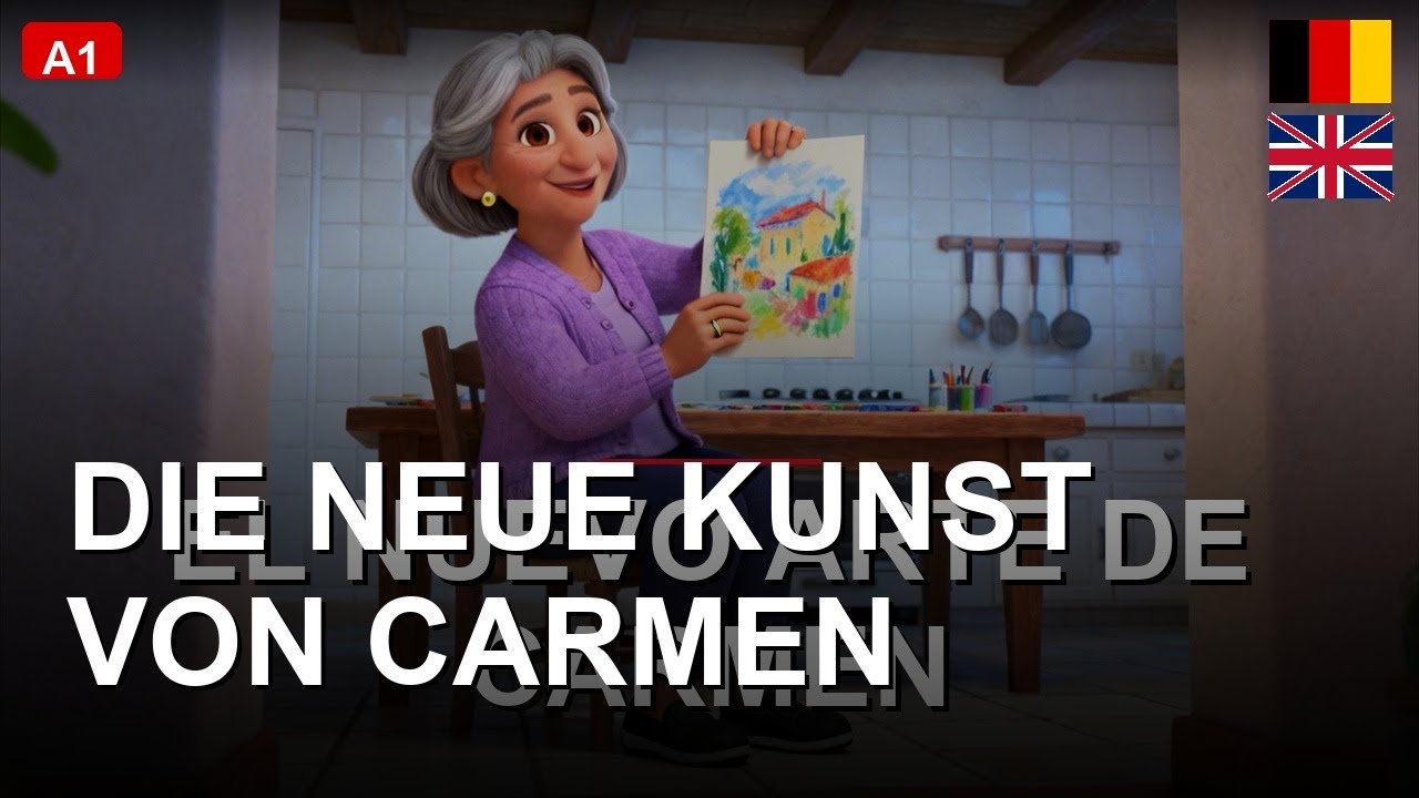 LEARN GERMAN with Easy Story for beginners – El Nuevo Arte de Carmen (A1-A2)