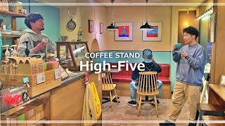 【カフェ潜入】センス暴れ回るコーヒースタンド『High-Five』で初めてのフレーバーを感じた【長野県松本市】そしてブリトーが美味い