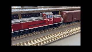 HOゲージ　貨物列車　EF65 DE10 ワム80000