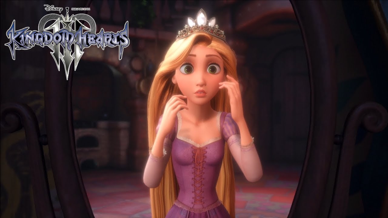 KINGDOM HEARTS 3 - Rapunzel Realizes She's the Lost Princess | PS4 ...