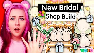 I Built My DREAM Wedding Dress SHOP For My FUTURE Wedding In TOCA BOCA LIFE WORLD!