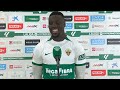 Bambo Diaby analiza la victoria frente al CD Castellón en el Martínez Valero