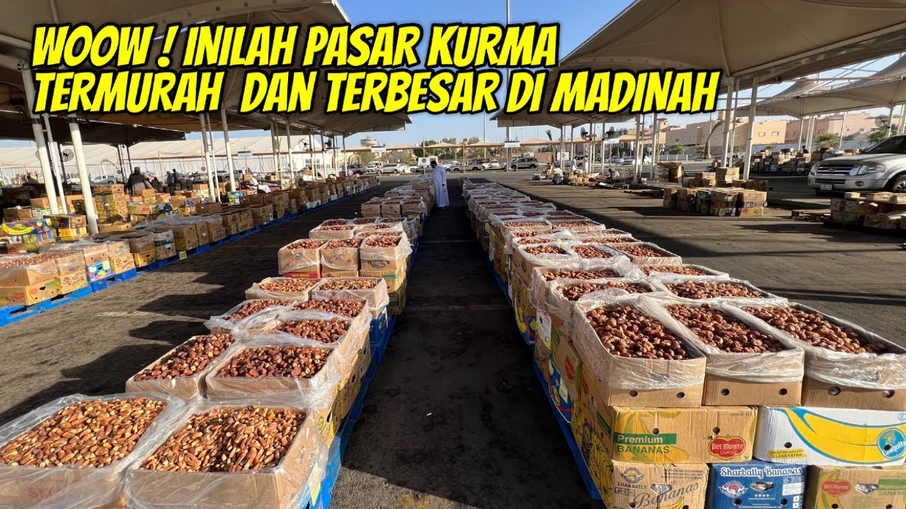 PASAR KURMA TERMURAH DAN TERBESAR DI MADINAH