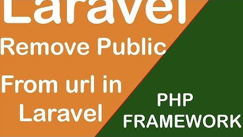Kaise remove kare public from URL in laravel || how to remove public from URL in laravel || laravel