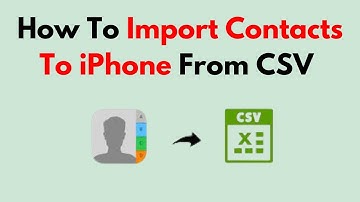 Contacten importeren naar iPhone vanuit CSV