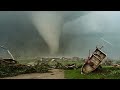 Violent tornado outbreak houses leveled in iowa close range 4k