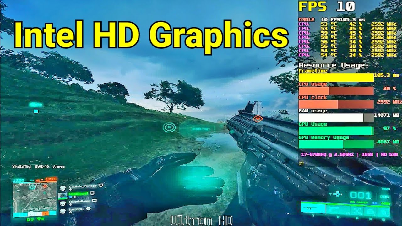 Battlefield 2042 | Open Beta | Intel HD Graphics | 530/630 - YouTube