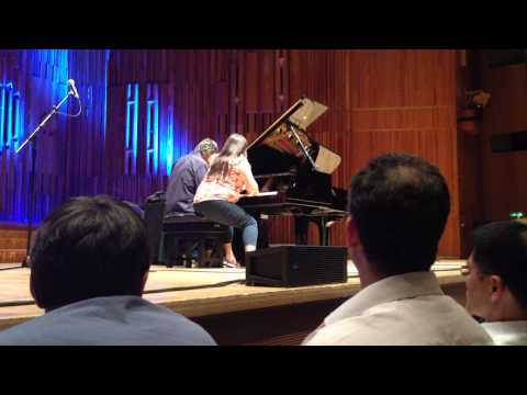 Nikki Yeoh and Chick Corea piano duet at the Barbican Centre London 19th June 2014