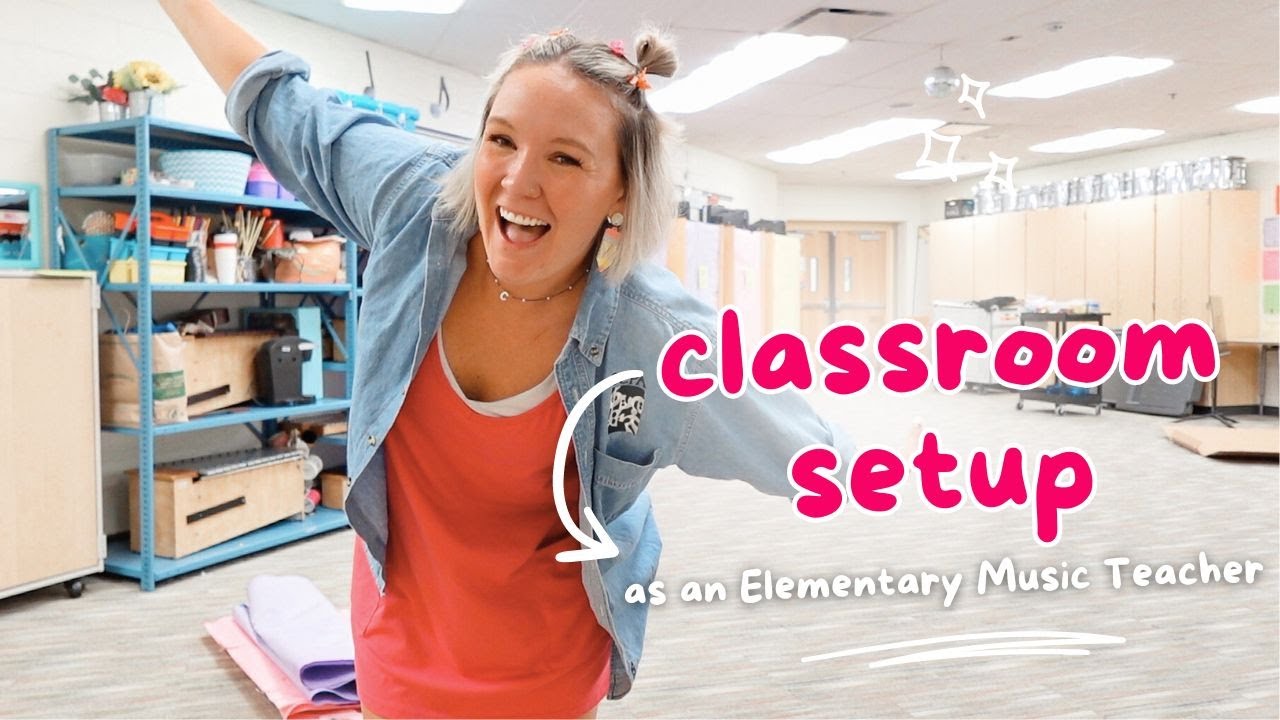 CLASSROOM SETUP DAY ONE // elementary music teacher - YouTube