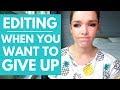 How To Self Edit Your Novel When You Want To Give Up | Fighting Writing Slumps