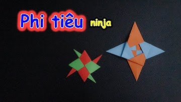 Cách gấp phi tiêu ninja dơn giản 🌟 2 loại 🌀 dễ nhất ✨ Ninja star ⭐How to make a paper shuriken 🤴 PLP