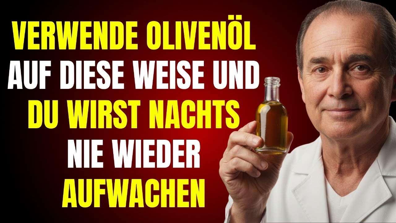 Schlafen Sie Die Ganze Nacht Mit Nur Einem Löffel Olivenöl