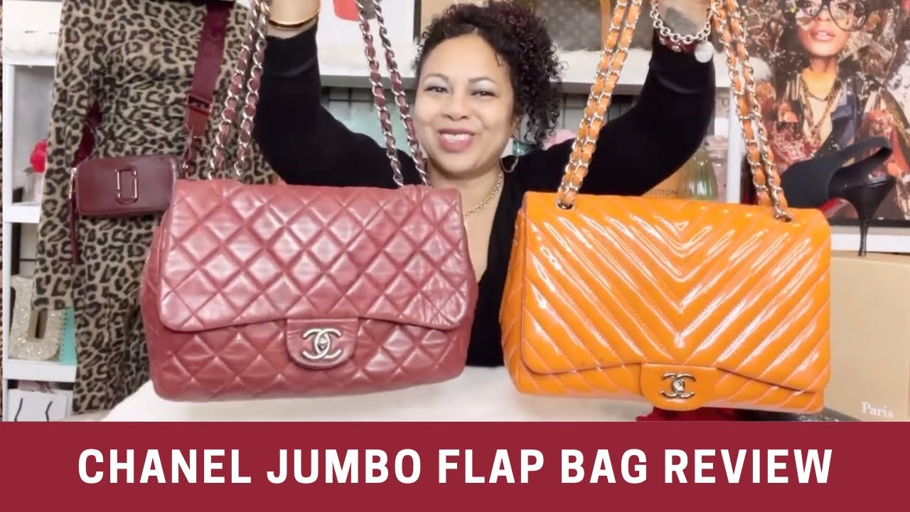 CHANEL JUMBO FLAP BAG REVIEW, CHANEL PATENT LEATHER, CHANEL SINGLE FLAP  BAG