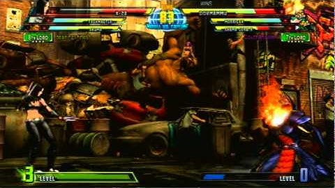 MvC3 (PS3) Ranked Match # Messing with Morrigan