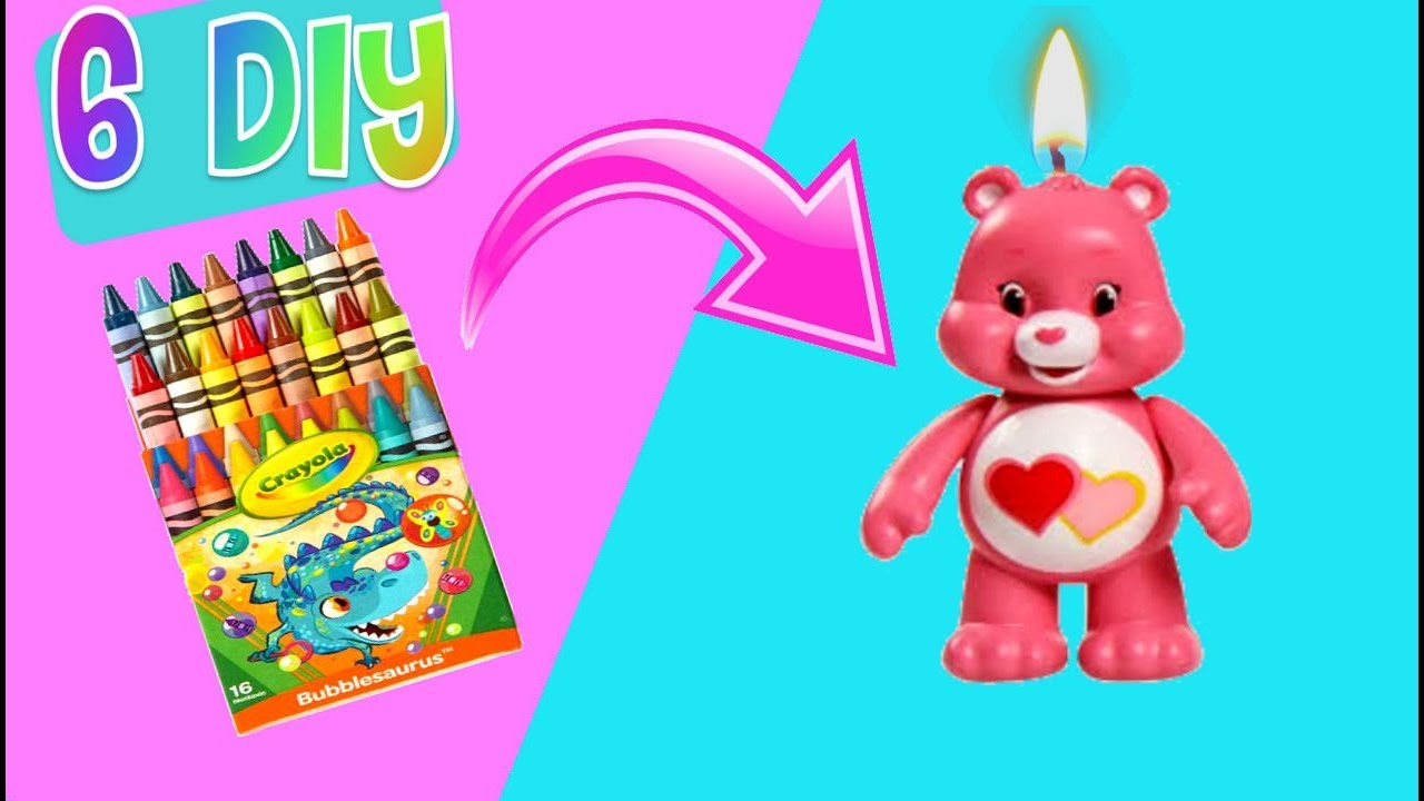 Ideas brillantes con crayones viejos 🖍 Manualidades RECICLAJE crayolas derretidas Niños Navidad kawaii emoticons